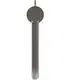 Waschtischarmatur in Magnetic Grey von Ideal Standard, mit verlängertem Sockel und Abflussgarnitur, gerades Design, für moderne Badezimmergestaltung.